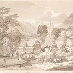 A Mountainous Landscape, first half 19th century. Creator: Unknown