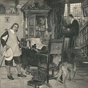 Mr. Oliver Cromwell of Ely Visits Mr. John Milton, 1883, (1886). Artist: Robert Hoskin