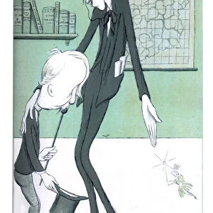 Mr WB Yeats, Presenting Mr George Moore to the Queen of Fairies, 1904. Artist: Max Beerbohm