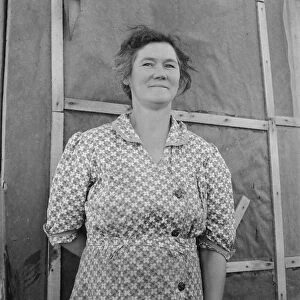 Mrs. Cleaver is raising five sons on new farm, Malheur County, Oregon, 1939. Creator: Dorothea Lange