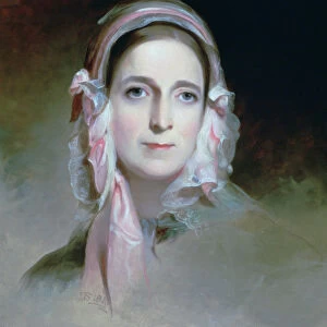 Mrs Mordecai Lewis, 1843. Artist: Thomas Sully
