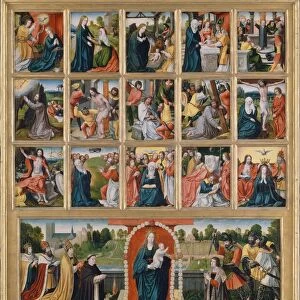 The Fifteen Mysteries and the Virgin of the Rosary. Creator: Netherlandish Painter