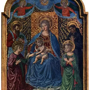 Mystical Marriage of St Catherine, 1466 (1930). Artist: Benozzo Gozzoli