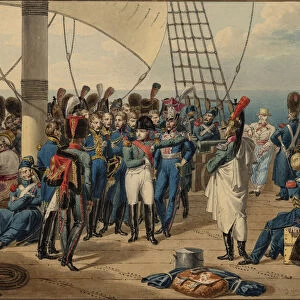 Napoleon Returning from the Island of Elba, 1815. Artist: Vernet, Jules (1792-1843)