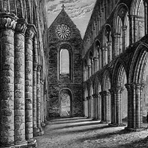 Nave Looking West, Jedburgh Abbey, c1880, (1897). Artist: Alexander Francis Lydon