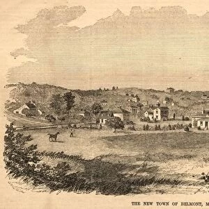 The New Town of Belmont, Massachusetts, 1859. Creator: Winslow Homer (American, 1836-1910)