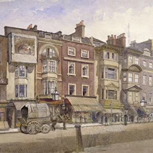 Nos 412-418 Strand, Westminster, London, 1887. Artist: John Crowther