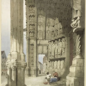 Notre Dame, Chartres, 1839. Creator: Thomas Shotter Boys