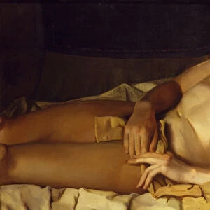 Nude Boy (Boris Snezhkovsky), 1937. Artist: Somov, Konstantin Andreyevich (1869-1939)