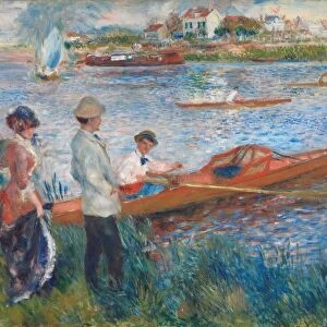 Oarsmen at Chatou, 1879. Creator: Pierre-Auguste Renoir