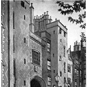 Old gateway to Lincolns Inn, London, 1933. Artist: RA Wilson