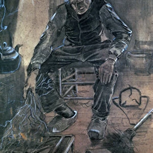Old Man Kindling Wood, 1881. Artist: Vincent van Gogh