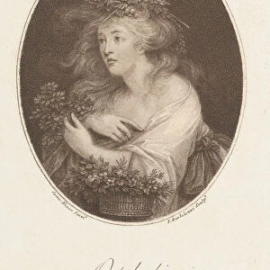 Ophelia (Shakespeare, Hamlet, Act 4), 1784. Creator: Francesco Bartolozzi