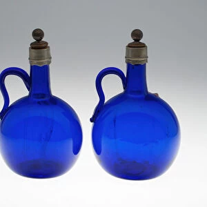 Pair of Bottles, United States, 19th century. Creator: Thomas Williamson