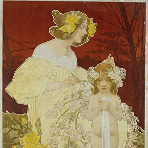 Palais de la Femme. Exposition de 1900. Artist: Privat-Livemont, Henri (1861?1936)