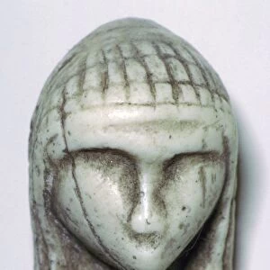 Paleolithic ivory female head