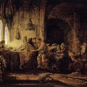 The Parable of the Labourers in the Vineyard, 1637. Artist: Rembrandt Harmensz van Rijn