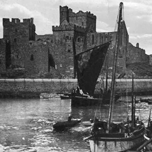 Peel castle, Isle of Man, 20th century