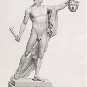 Perseus with the head of Medusa. from "Oeuvre de Canova: Recueil de Statues