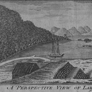 A Perspective View of Lake George, c18th century