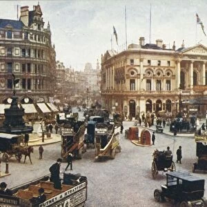 Piccadilly Circus, London, c1910. Creator: Unknown