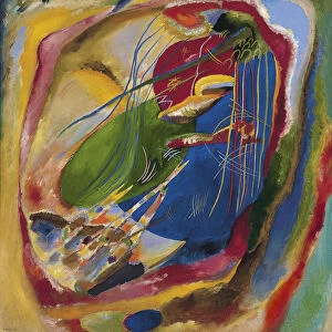 Picture with Three Spots, No. 196, 1914. Artist: Kandinsky, Wassily Vasilyevich