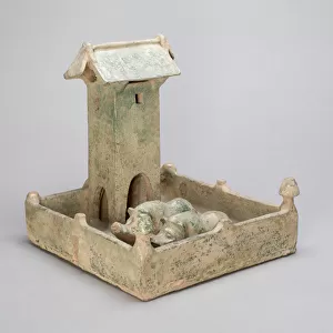 Pigsty with Tower, Eastern Han dynasty (A. D. 25-220). Creator: Unknown