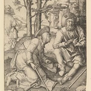 The Pilgrims, ca. 1508. Creator: Lucas van Leyden