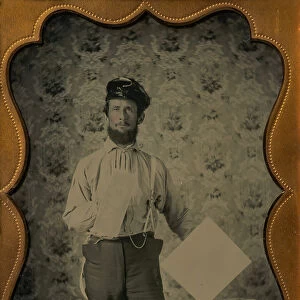 Plasterer in Oilskin Hat, 1850s-60s. Creator: Unknown