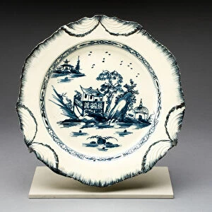 Plate, Staffordshire, 1780 / 89. Creator: Staffordshire Potteries