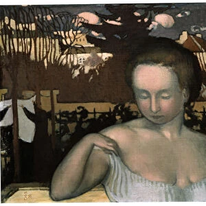 Portrait of the Artists Wife, 1893. Artist: Maurice Denis