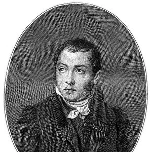 Portrait of the author Faddei Bulgarin (1789-1859), 1828. Artist: Anonymous