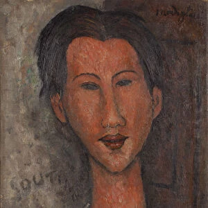 Portrait of Chaim Soutine (1893-1943), 1917. Artist: Modigliani, Amedeo (1884-1920)