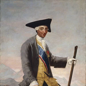 Portrait of Charles III, King of Spain, c. 1787. Artist: Goya, Francisco, de (1746-1828)