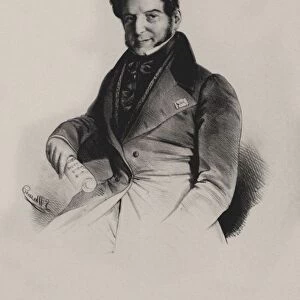 Portrait of the composer Filippo Celli (1782-1856)