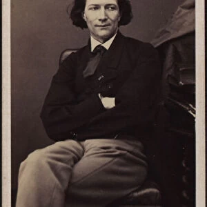 Portrait of the dramatist Victorien Sardou (1831-1908), ca 1860