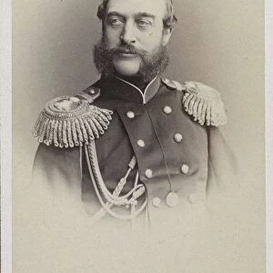 Portrait of Duke Georg August of Mecklenburg-Strelitz (1824-1876), c. 1870