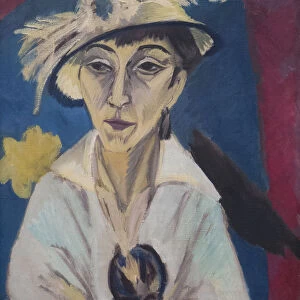 Portrait of Erna Schilling (Lady with Hat), 1913