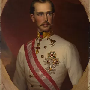 Portrait of Franz Joseph I of Austria, c. 1858