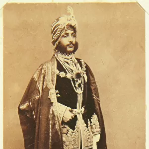 Portrait of Maharaja Duleep Singh (1838-1893), c. 1861. Creator: Anonymous