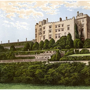 Powis Castle, Powys, Wales, home of the Earl of Powys, c1880