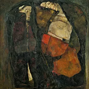 Pregnant Woman and Death (Mother and Death), 1911. Creator: Schiele, Egon (1890-1918)