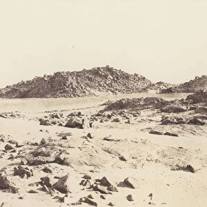 Premiere Cataracte, Montagnes Granitiques Couvertes de Sables, 1851-52