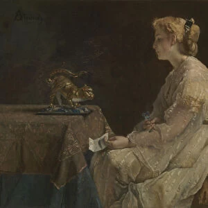 The Present, c. 1870. Artist: Stevens, Alfred (1823-1906)