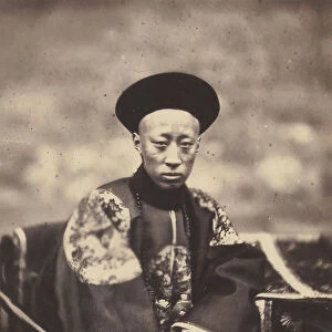 Prince Kung. Emperor of China, 1860. Creator: Felice Beato