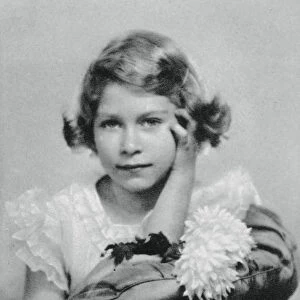 Princess Elizabeth aged nine, 1935, (1937)