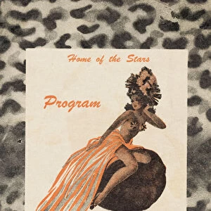 Programme for Cafe Zanzibar, ca. 1945. Creator: Unknown