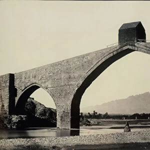 [Puente del Diablo, Martorell], ca. 1856. Creator: Charles Clifford