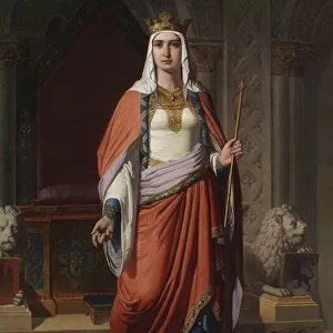 Queen Urraca of Leon and Castile, 1857. Artist: Mugica y Perez, Carlos (1821-c. 1876)