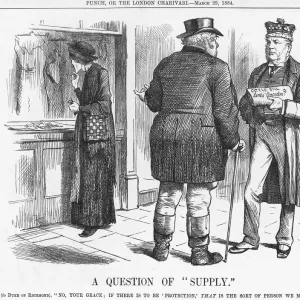 A Question of Supply, 1884. Artist: Joseph Swain